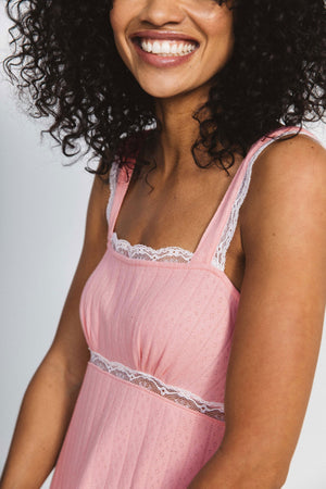 Robe Féérie en coton biologique rose