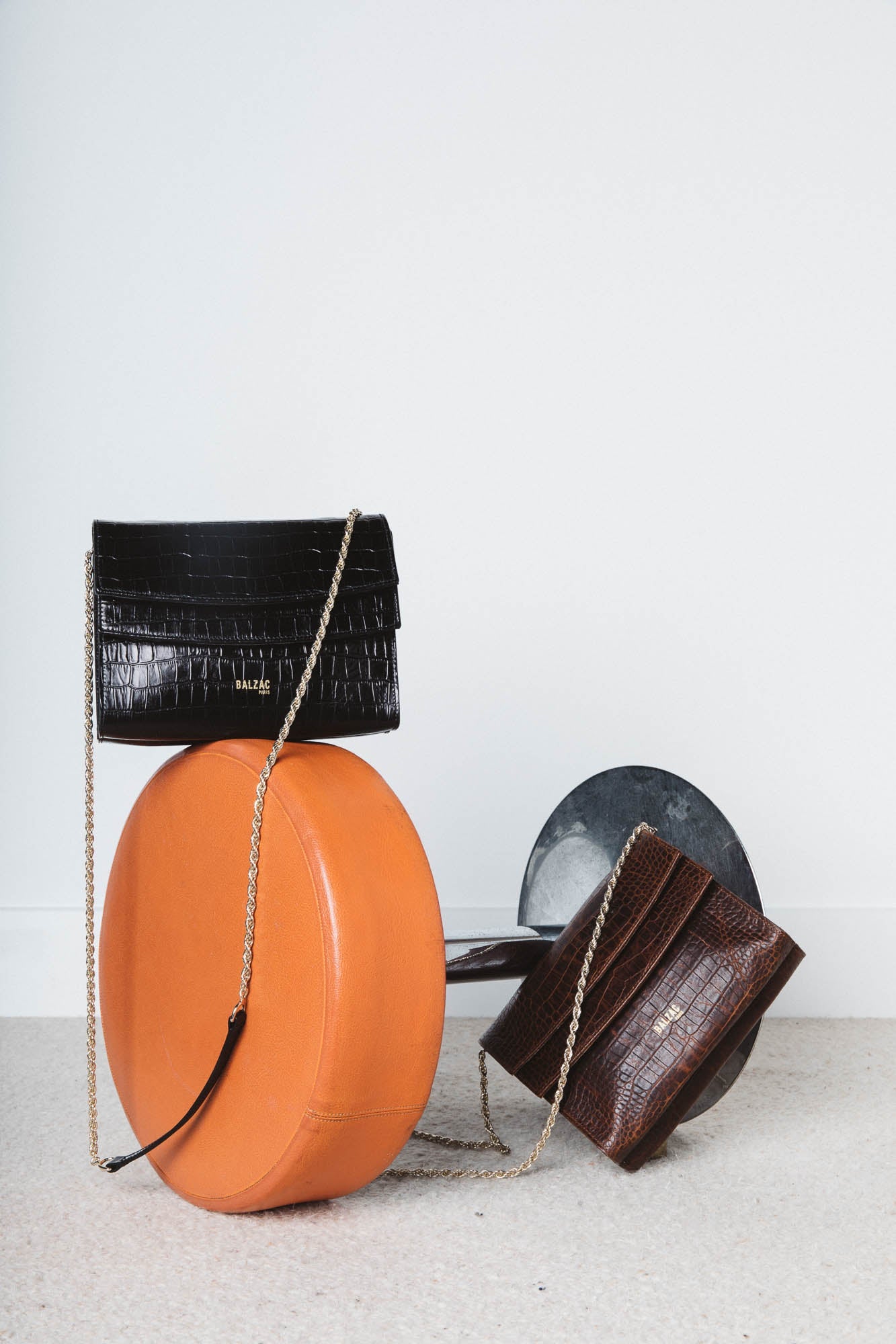 Bag Noah black embossed