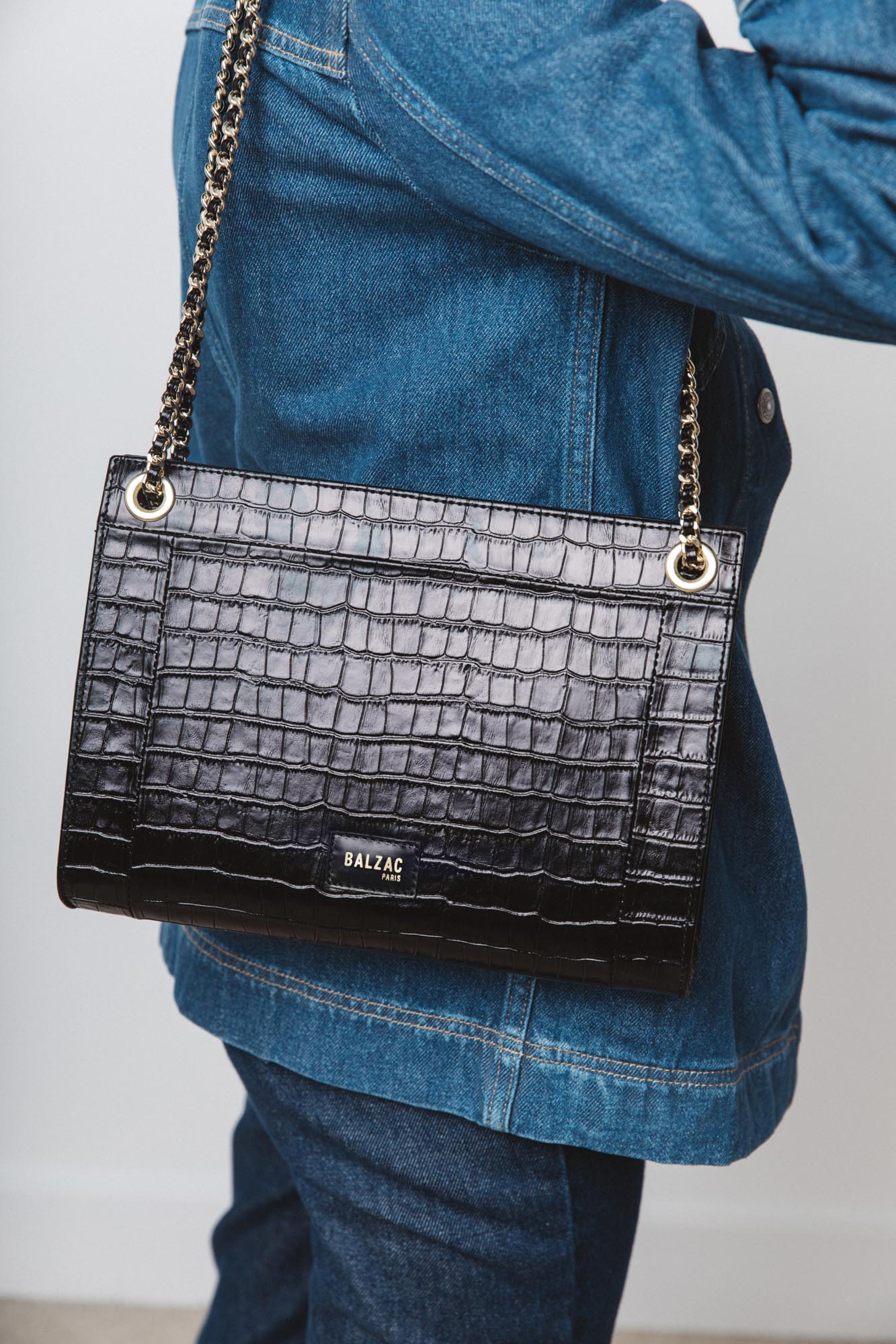 Bag Rodin black embossed