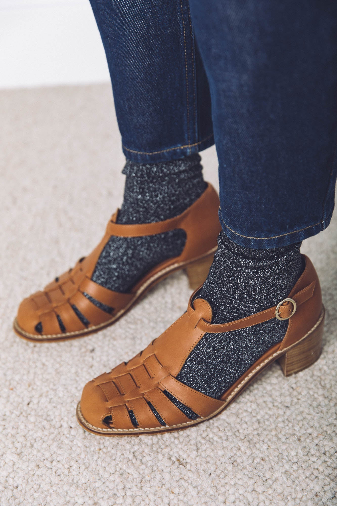 Sandals Albane camel
