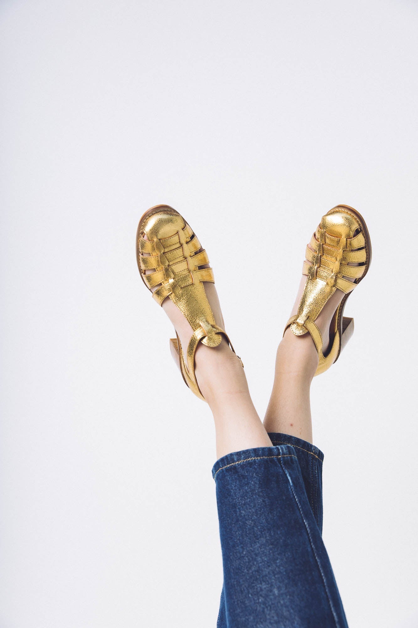 Sandals Albane gold