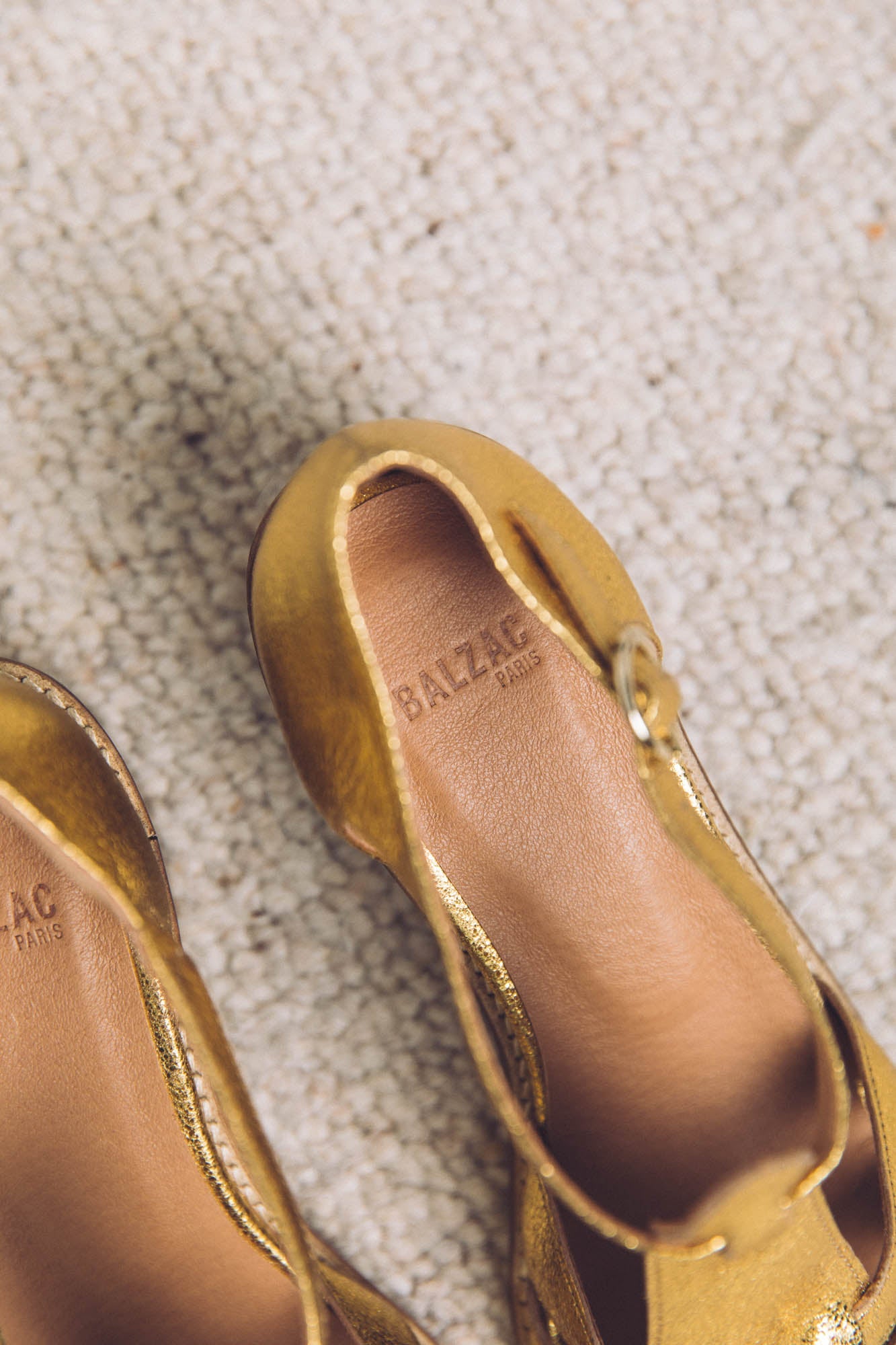 Sandals Albane gold