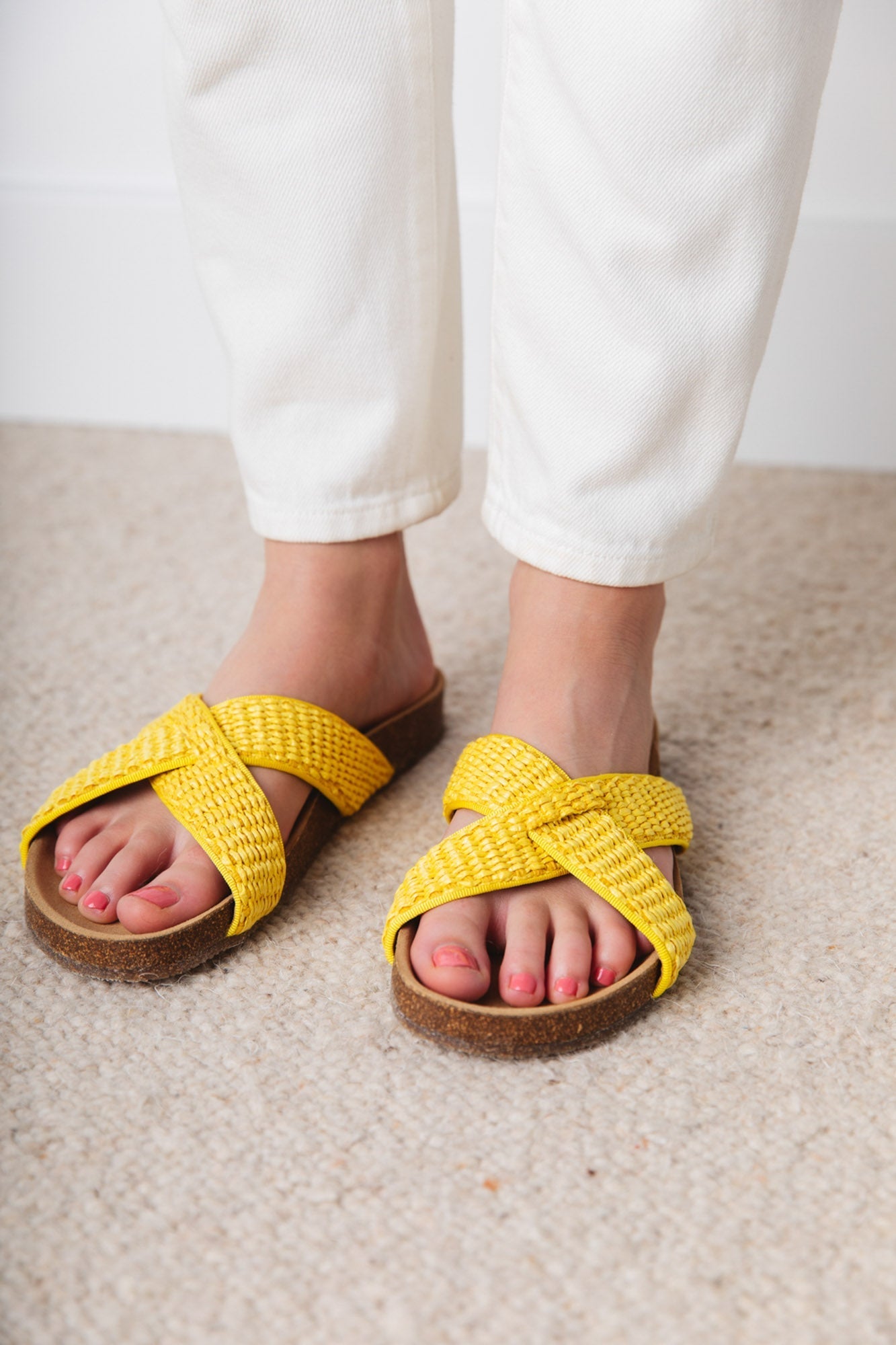 Yellow Hajar sandals