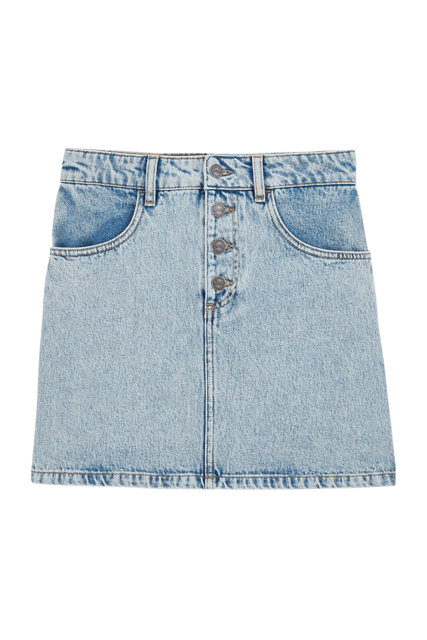Glacier blue Sistine Mini Skirt