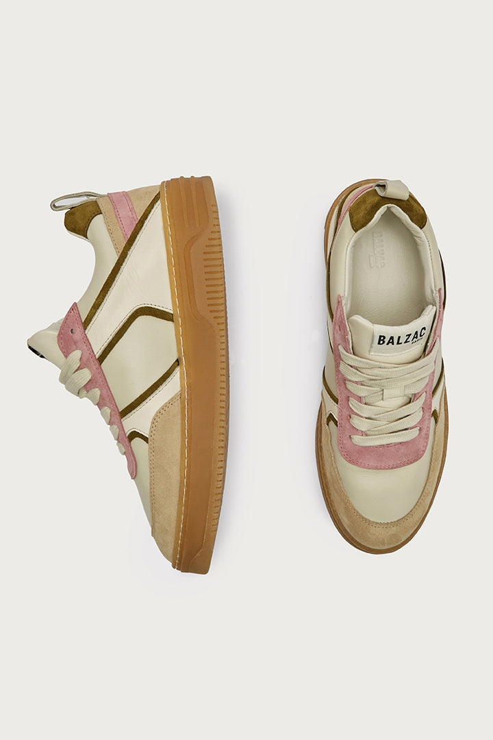 Colette Bakets khaki, pink and sand