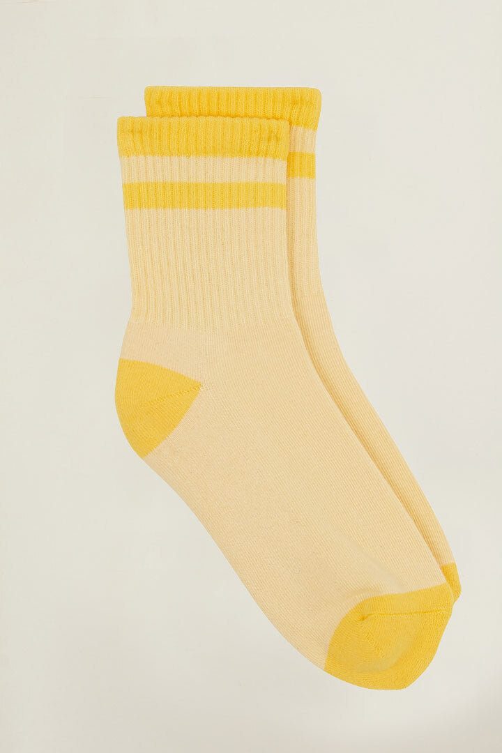 Yellow Saturday socks