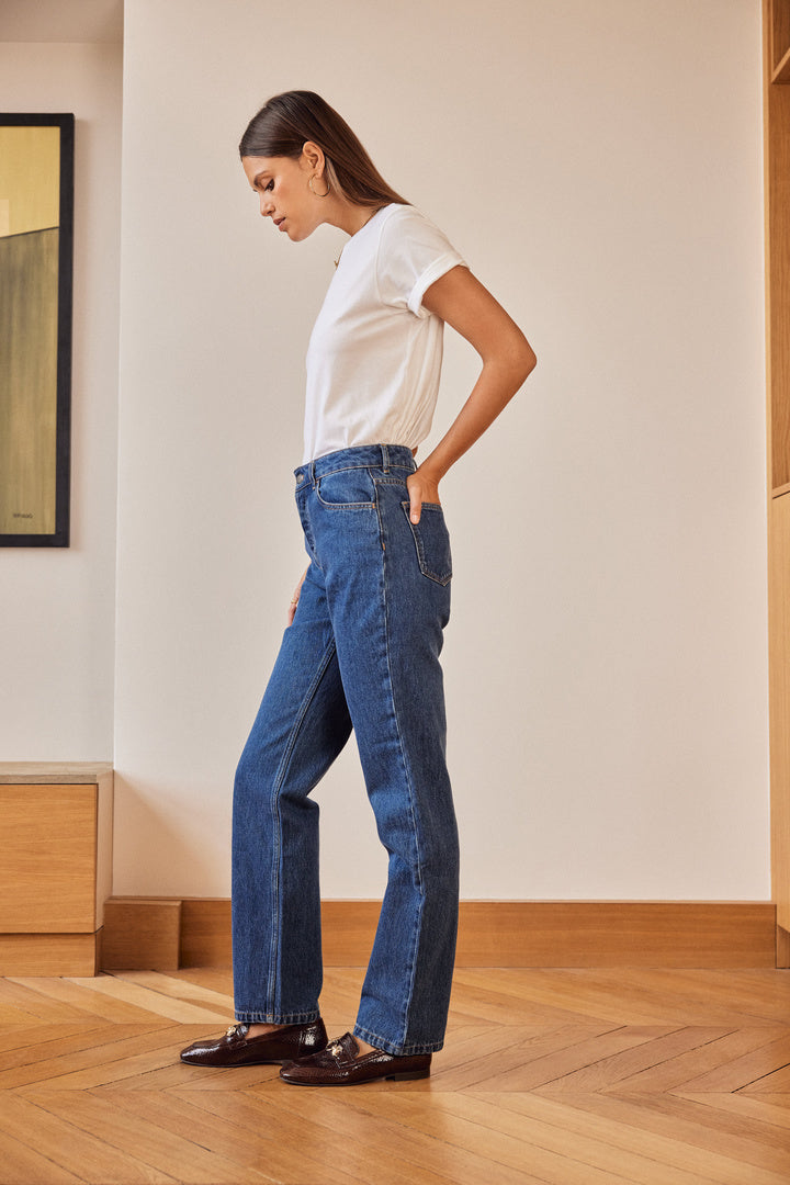 Jeans Fauve blue midi