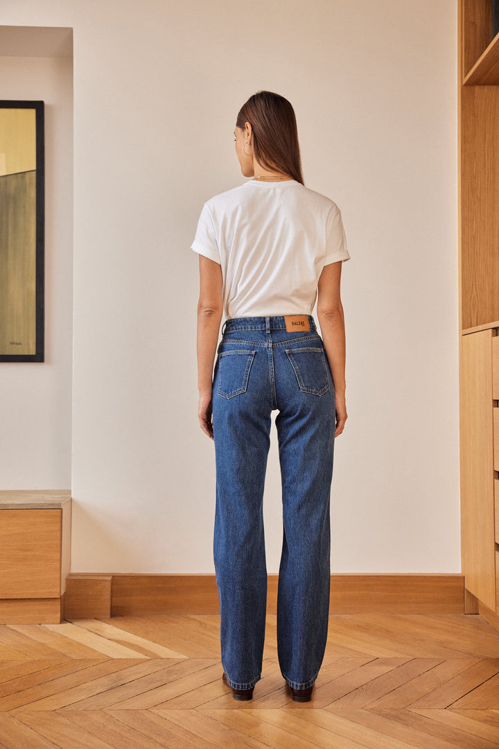 Jeans Fauve blue midi