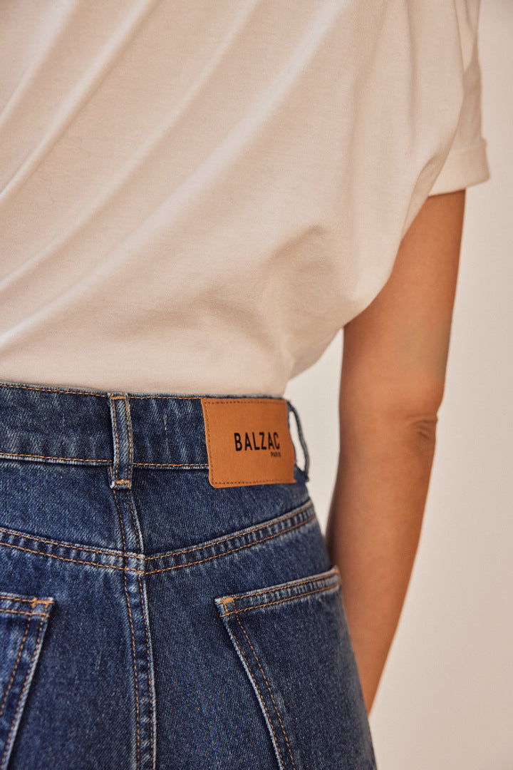 Jeans Fauve blue midi