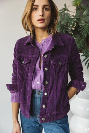 Zoe purple jacket