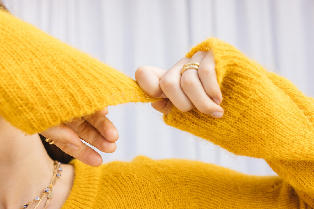 Mustard discount gold cardigan