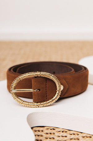 Ceinture Foster camel Collaboration Balzac Paris Juliesfi