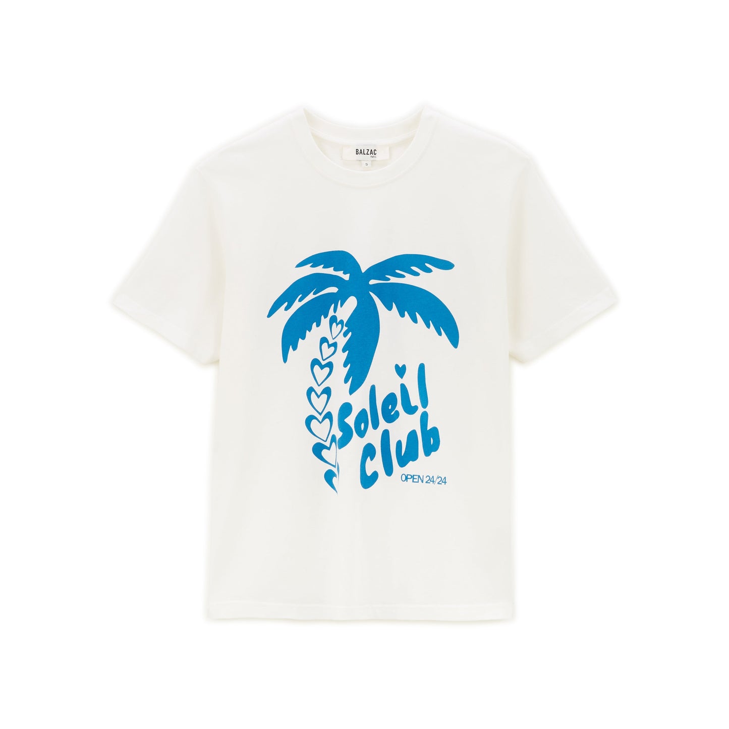 Tee-shirt Bree Soleil Club bleu et blanc