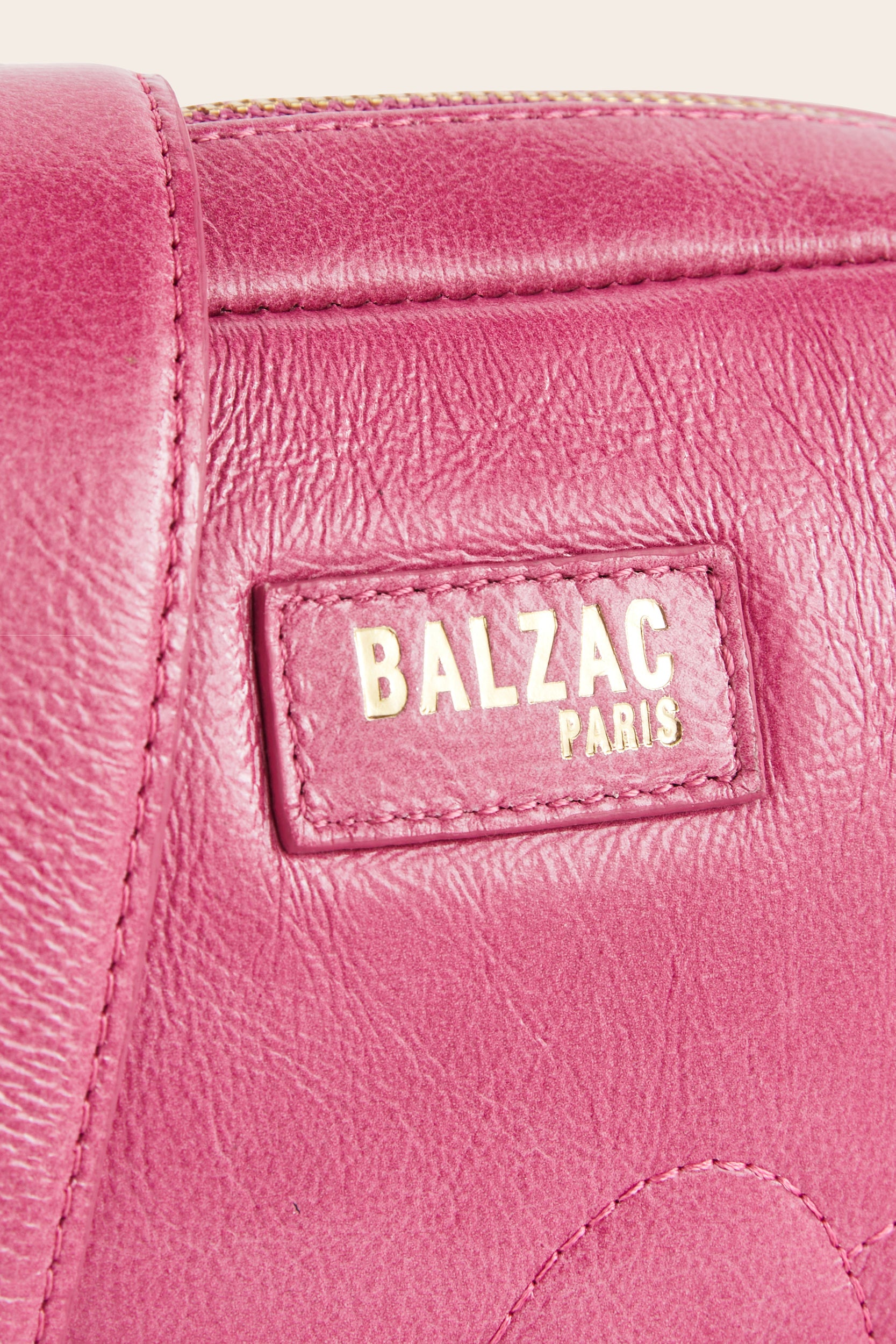 Bag Césarée Hello Kitty patent crinkled pink