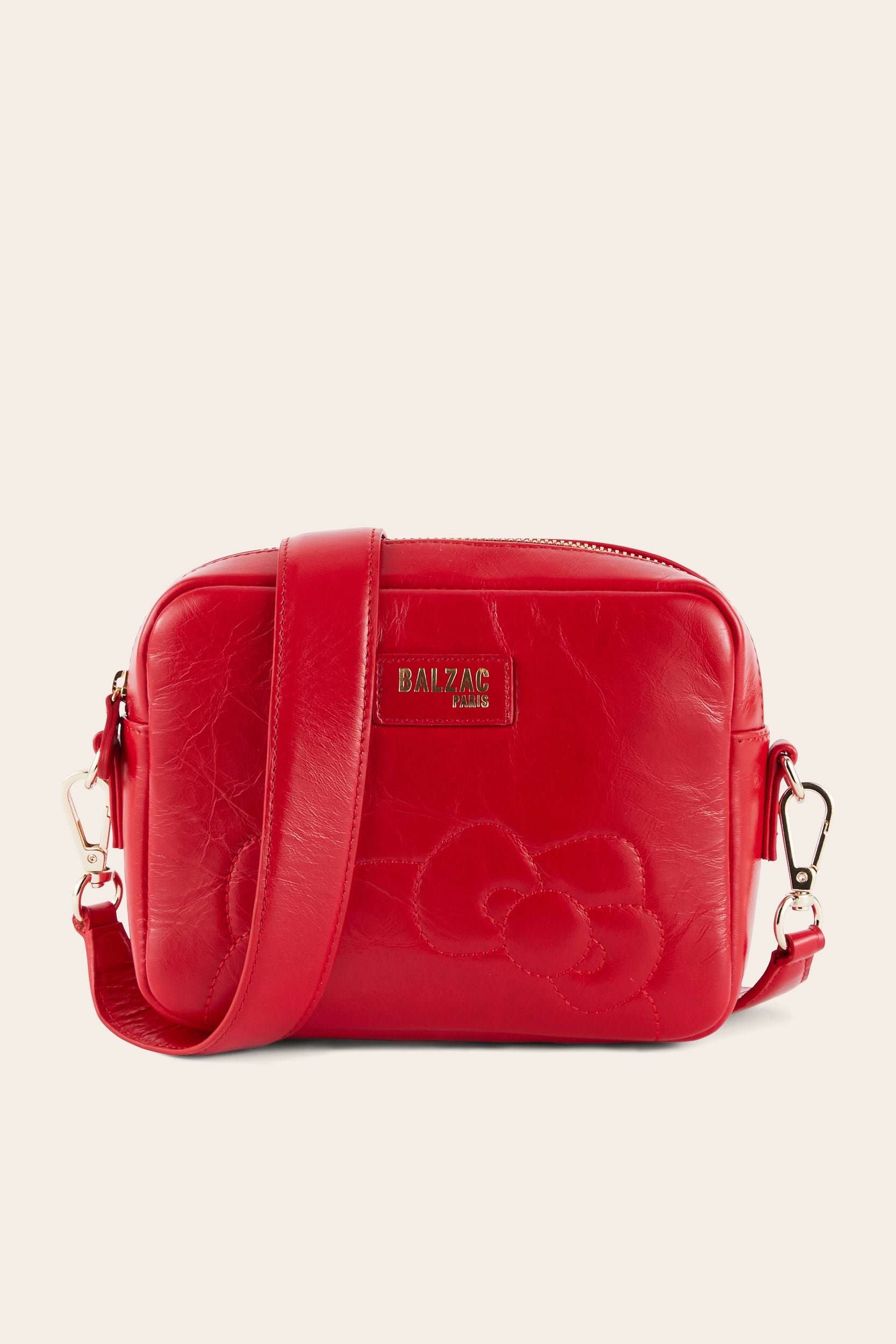 Bag Césarée Hello Kitty crinkled red