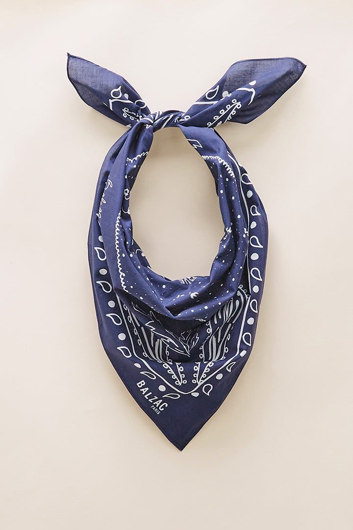 Navy Paros scarf