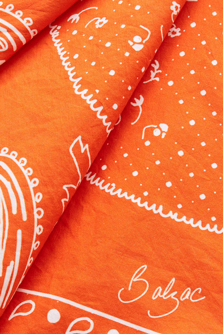 Orange Paros scarf