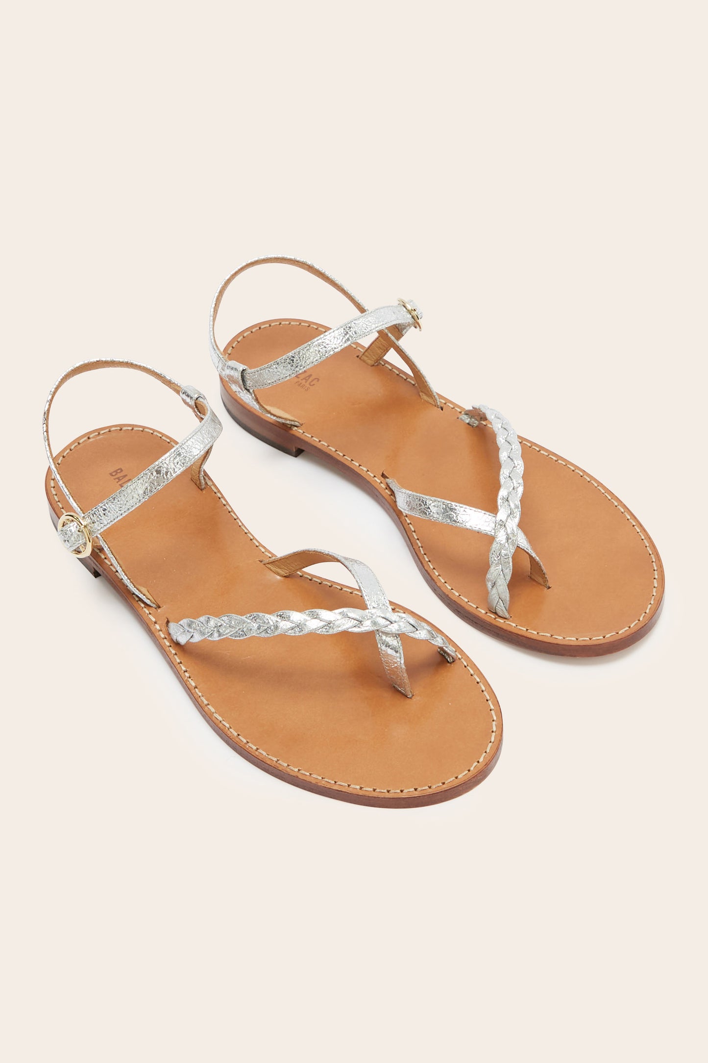 Silver Palmira sandals