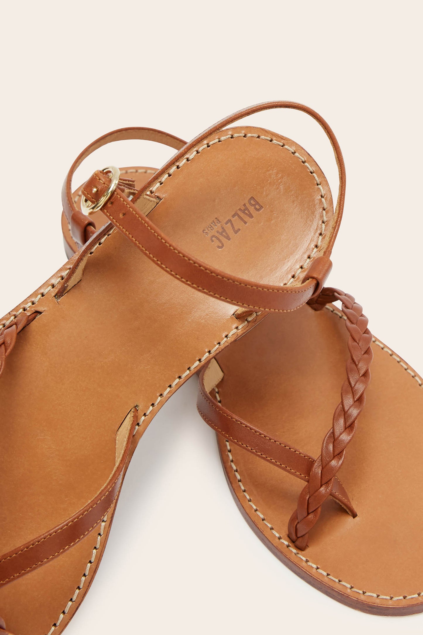 Cognac Palmira sandals