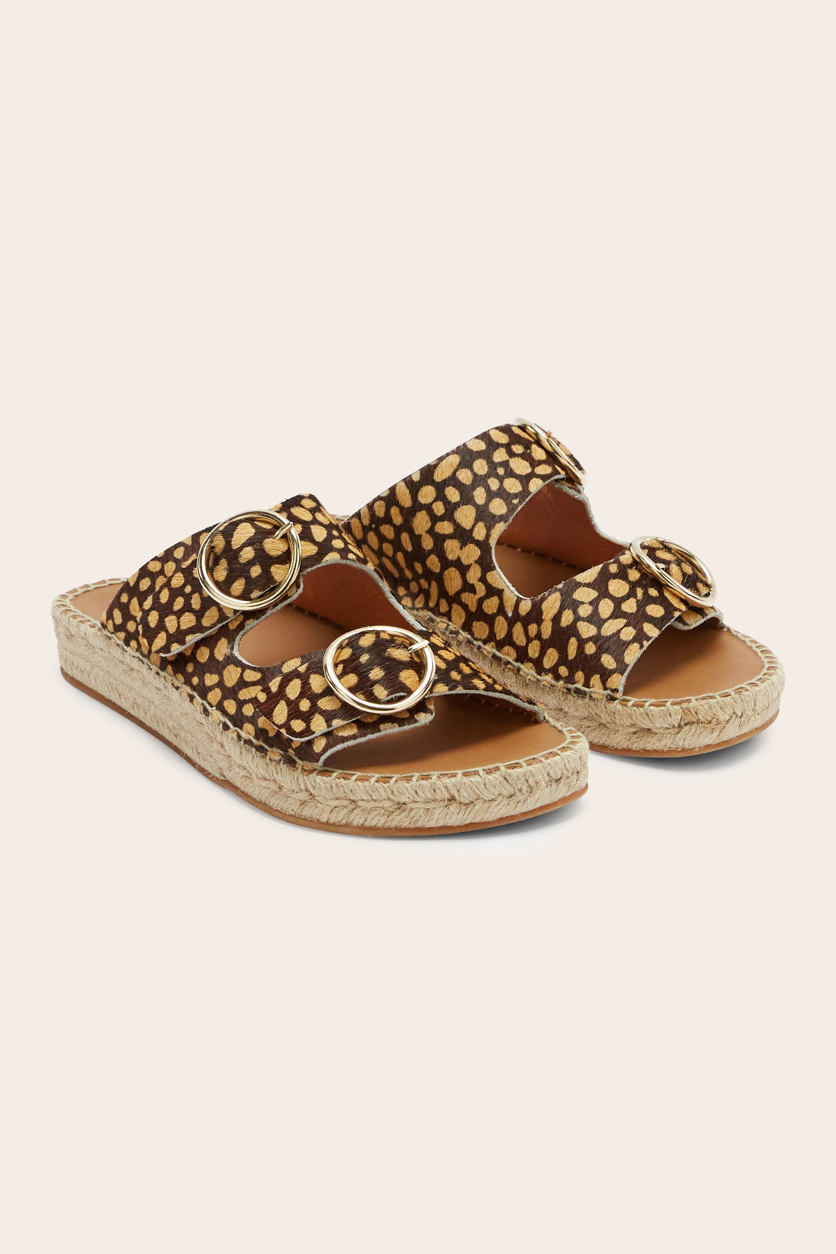 Sandals Tournesol moucheté sand