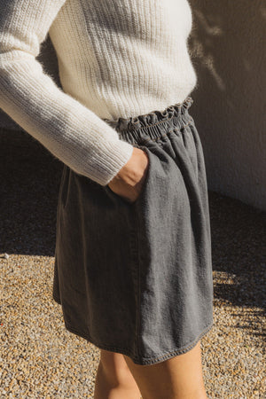 Heather gray Pavla skirt