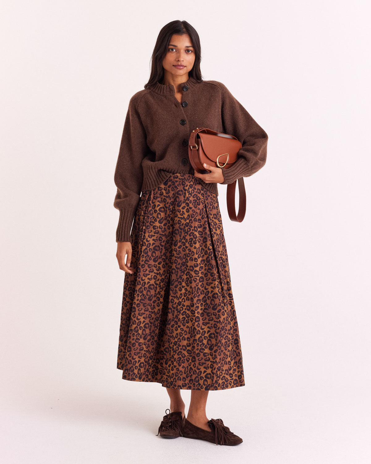Cardigan Hilda brown