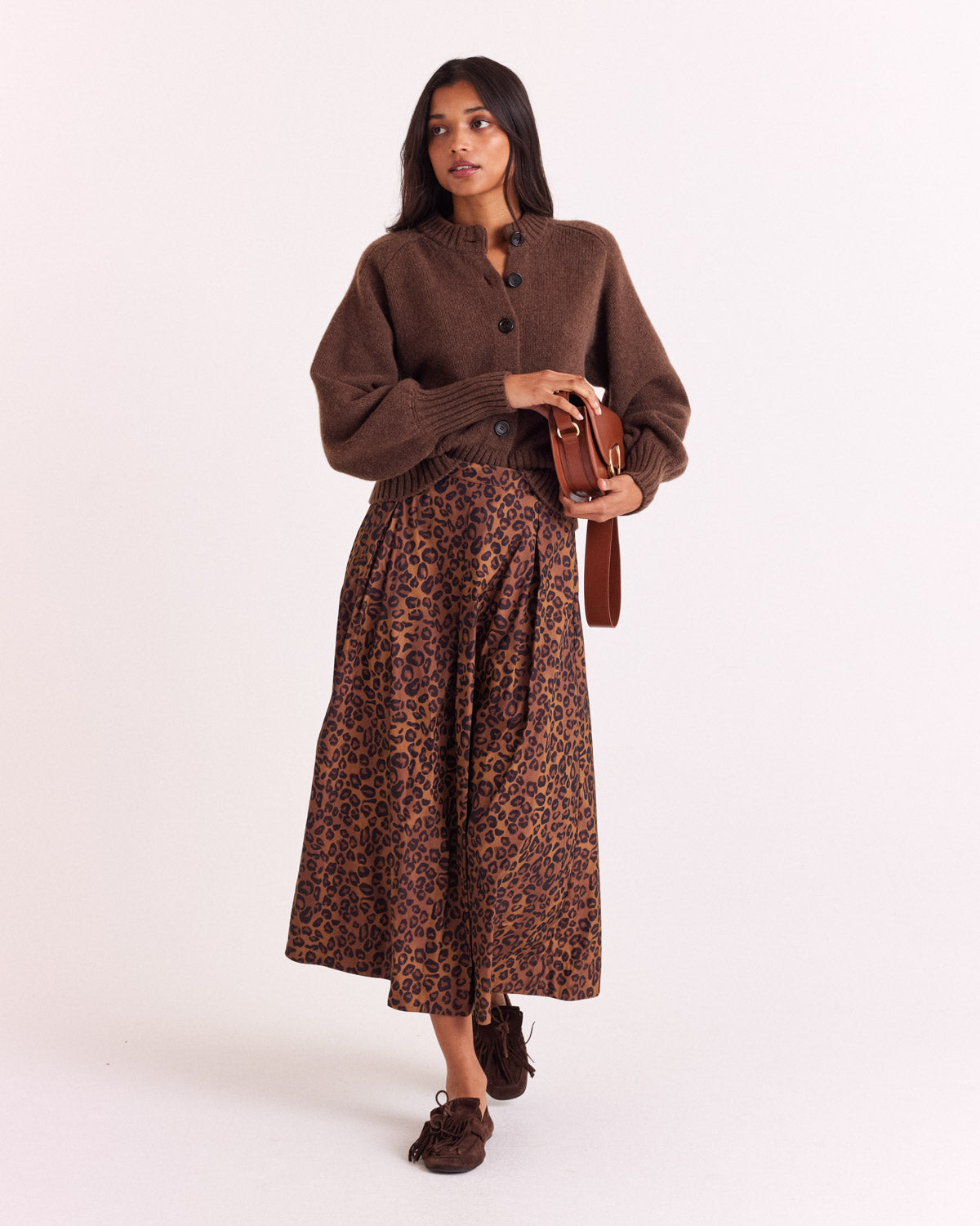 Cardigan Hilda brown