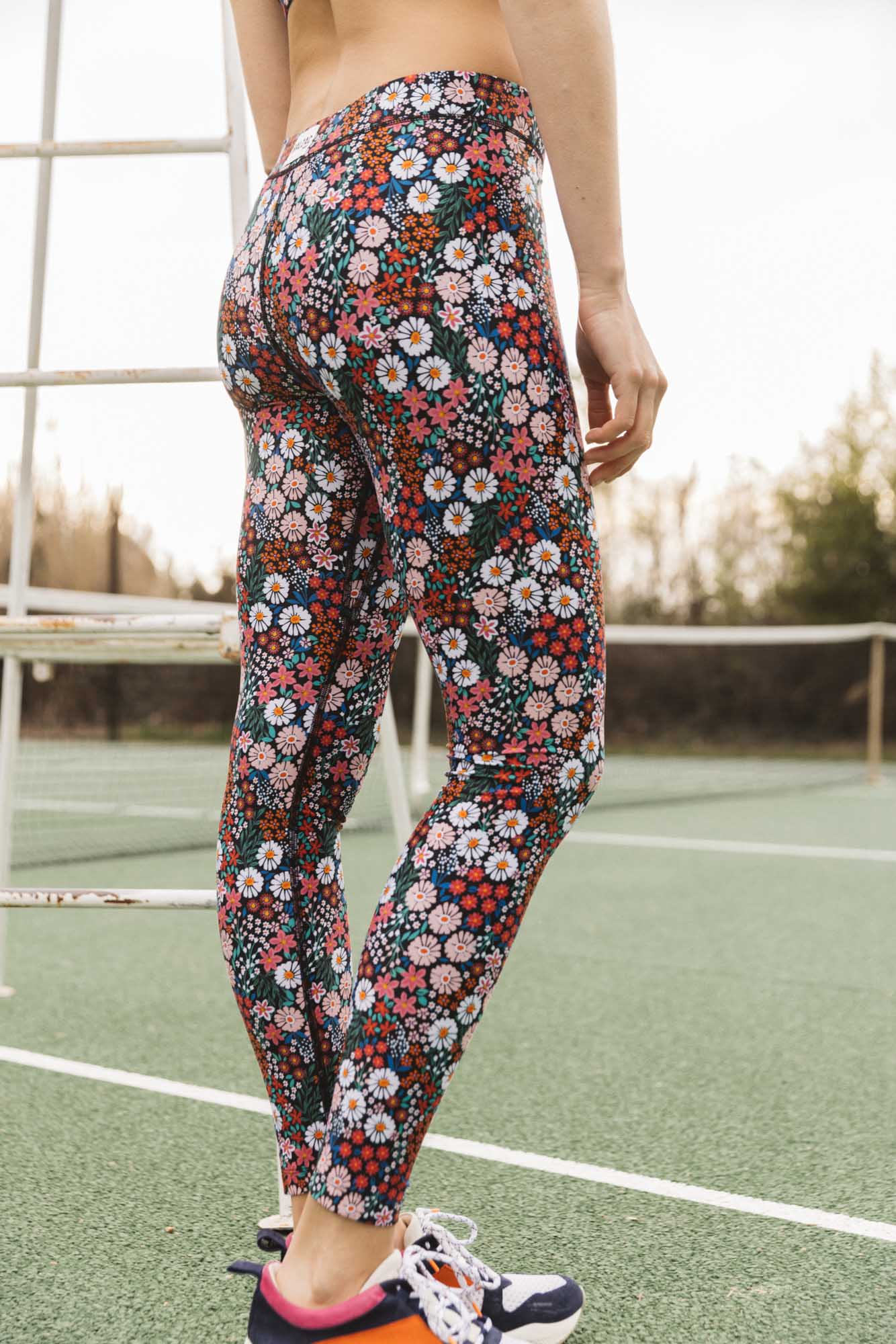 Félicité leggings with daisy print