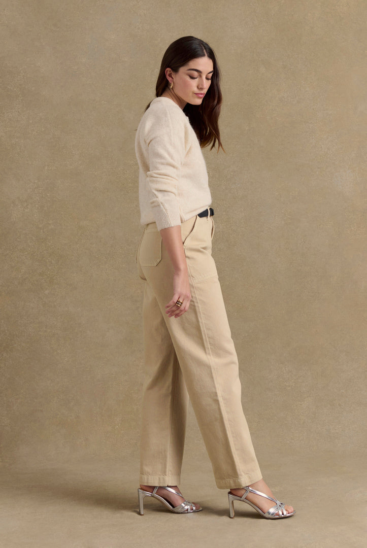 Jeans Nazaire beige minéral