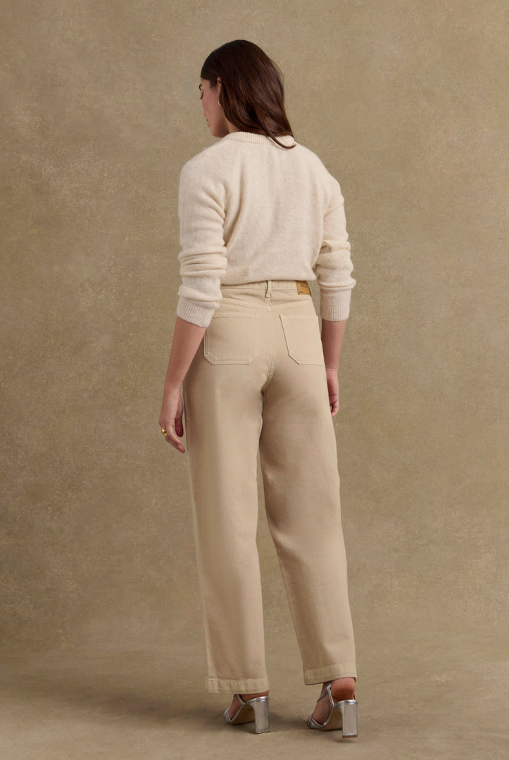 Jeans Nazaire beige minéral