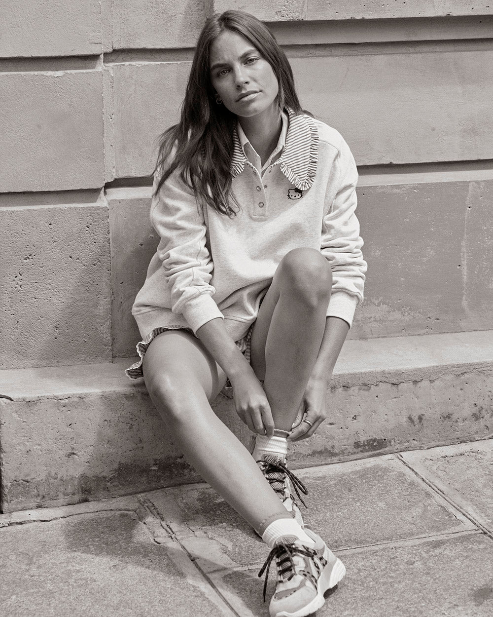 Sneakers Astor sand and cheetah