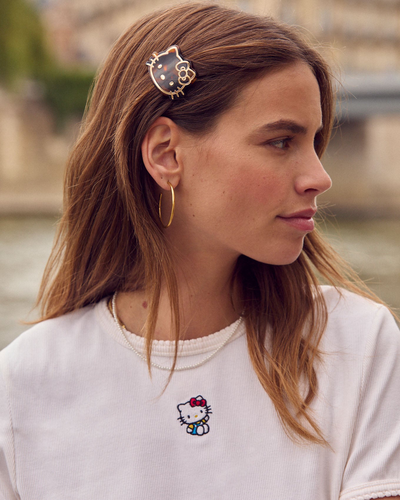 Earrings Falaise gold
