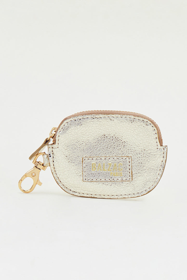 Ziggy golden carabiner coin purse
