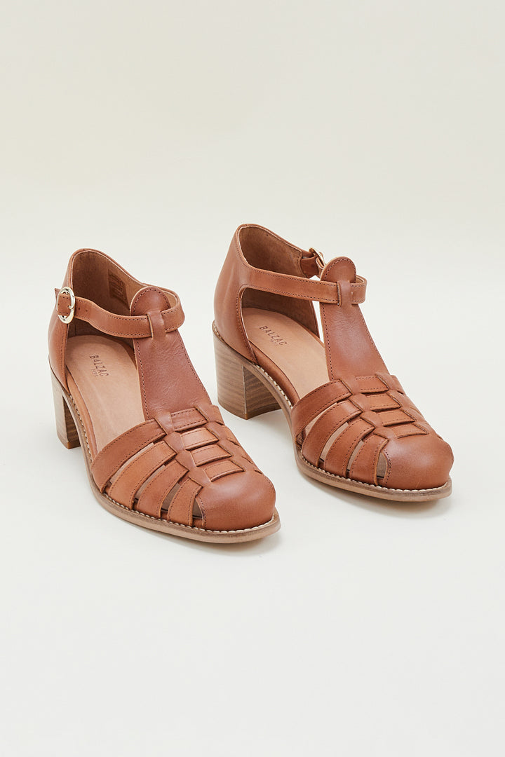 Camel Albane sandals Balzac Paris