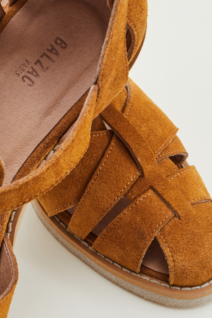 Anthology Paris - Renee Leather Sandals - Camel | Smallable