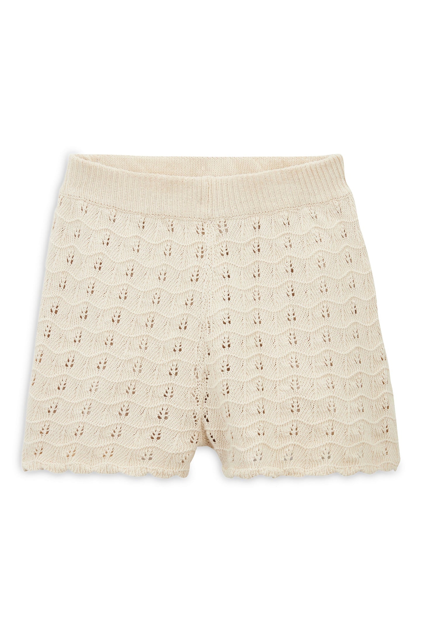 Amande cream white shorts