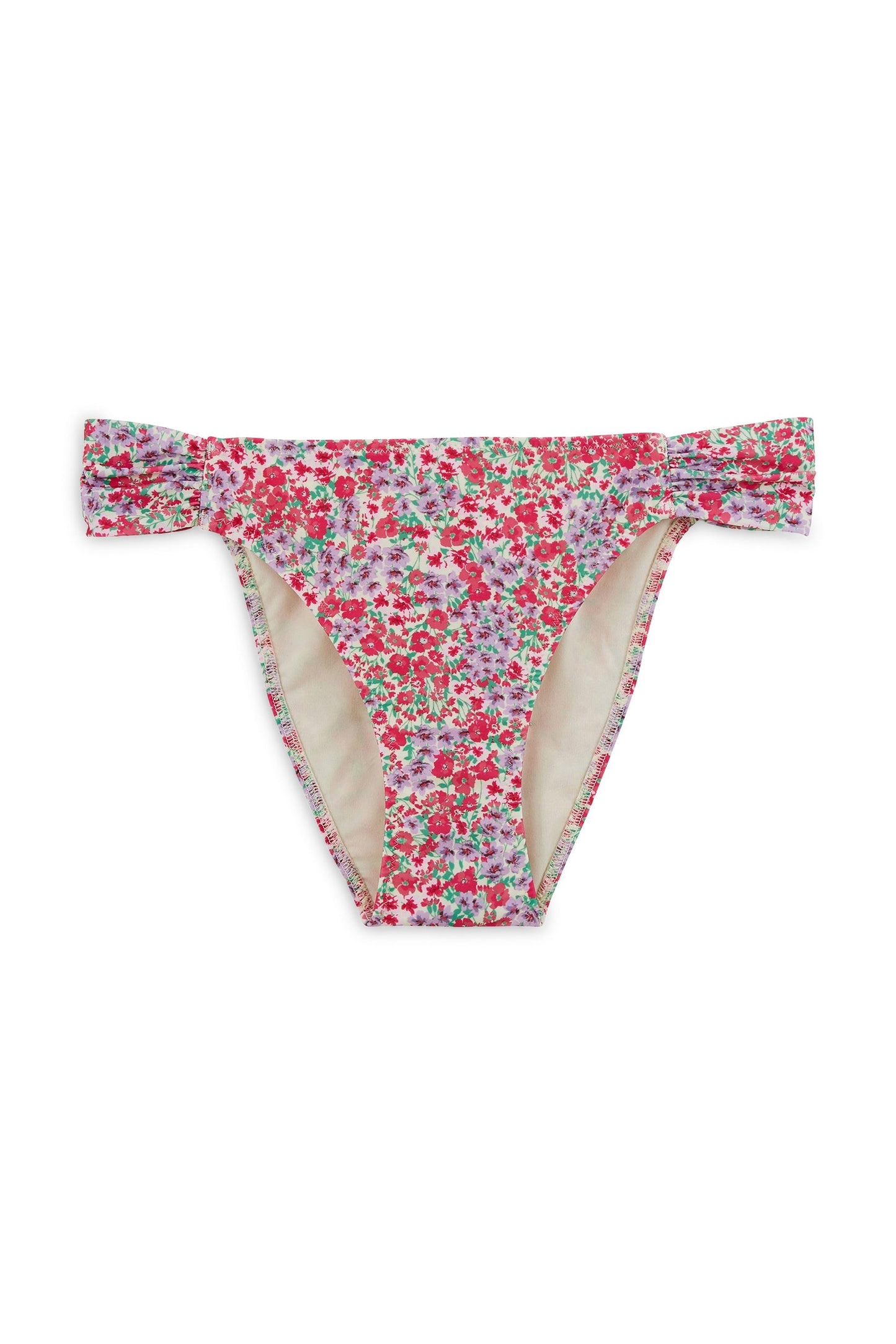 Freesia floral print bikini bottoms