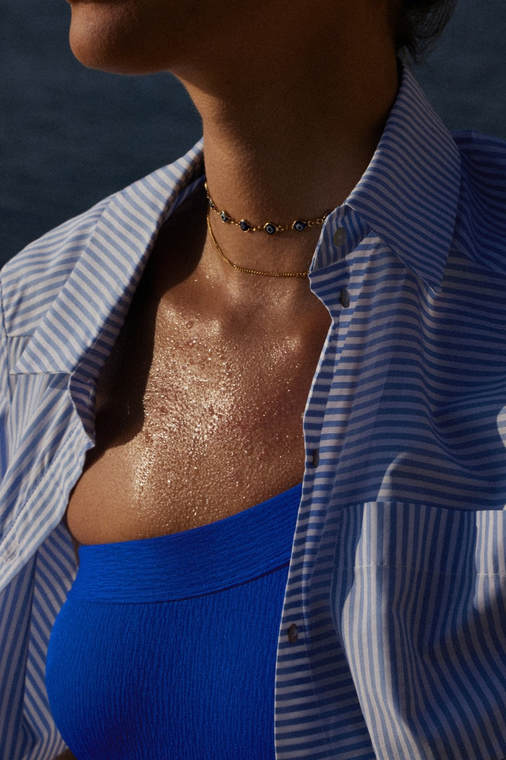 Shirt Ulysse stripes blue and white