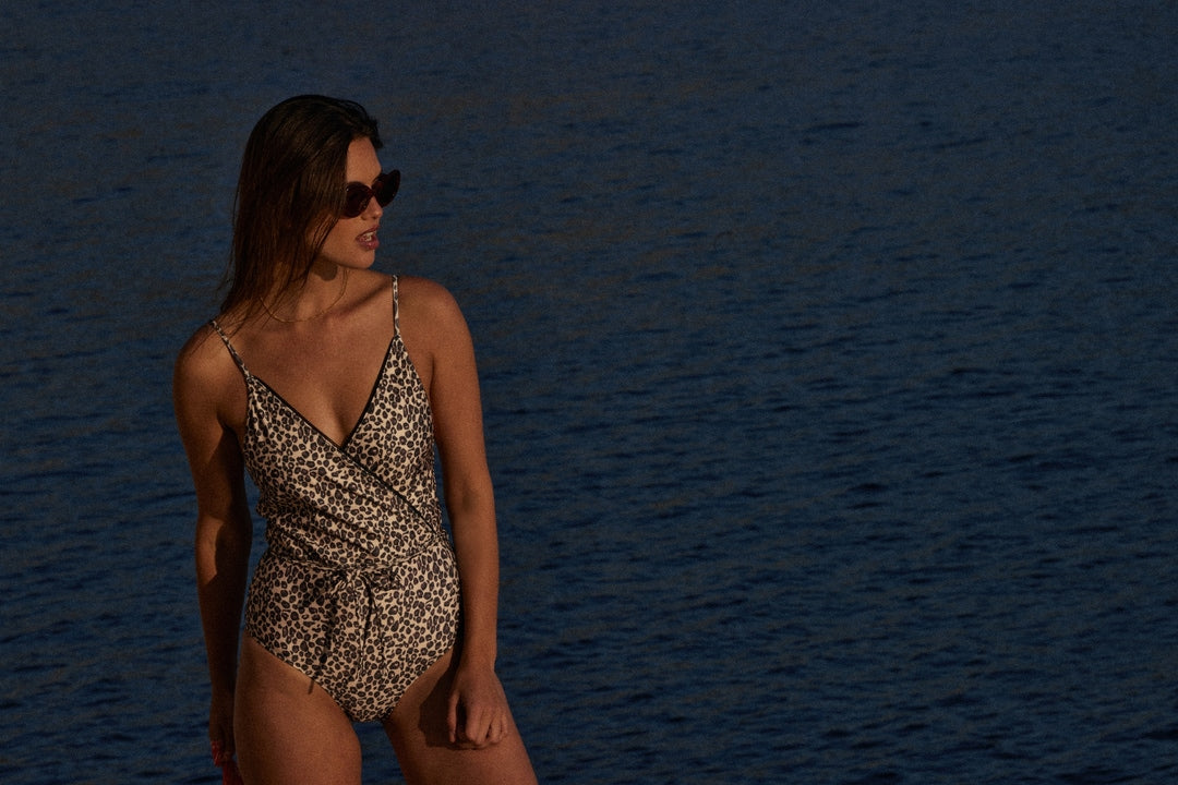 Swimsuit Roman leopard