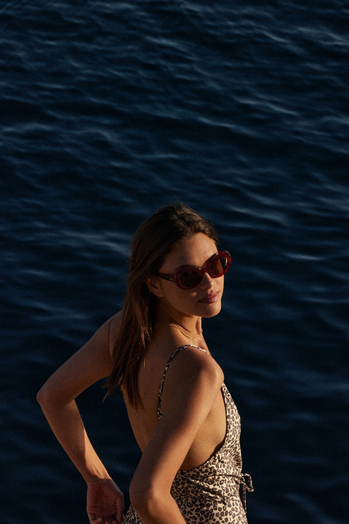 Swimsuit Roman leopard