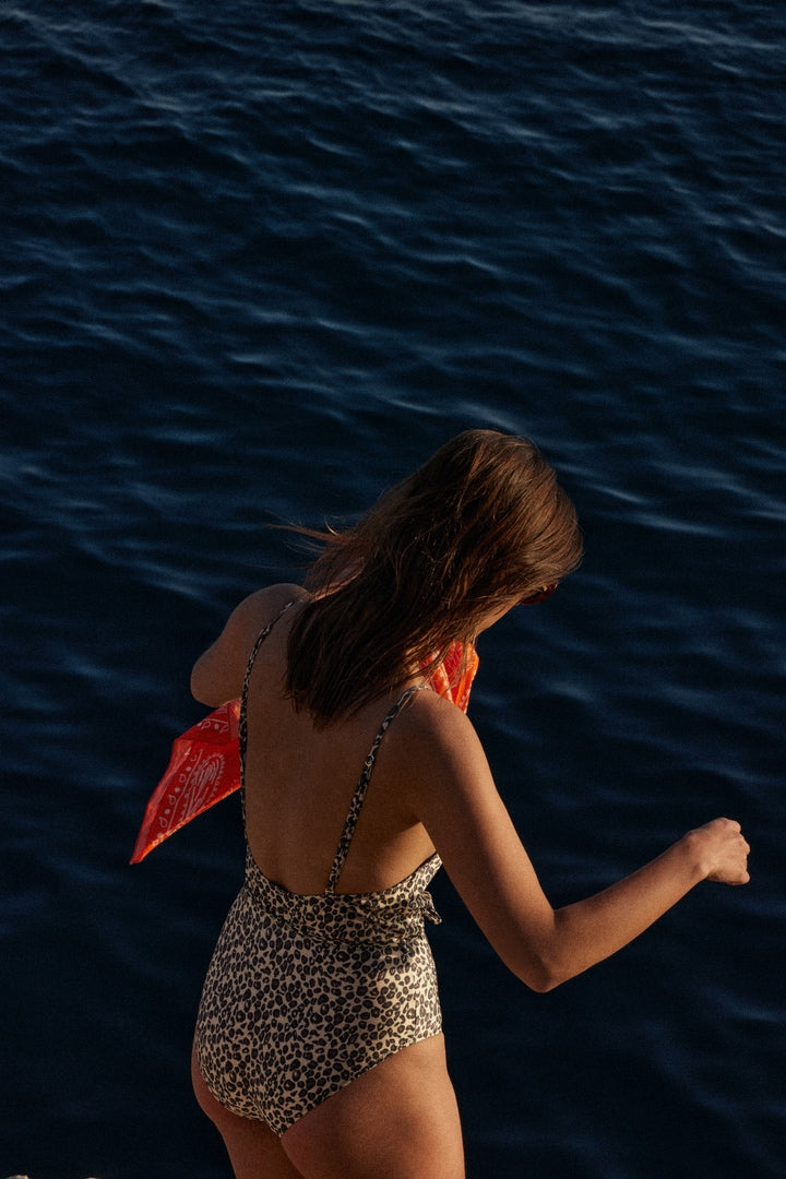 Swimsuit Roman leopard