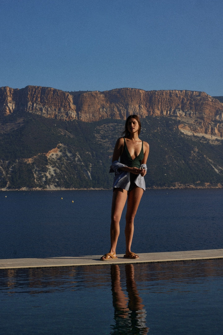 Swimsuit Cèdre green dark