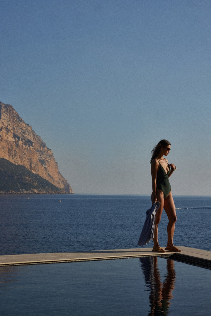 Swimsuit Cèdre green dark