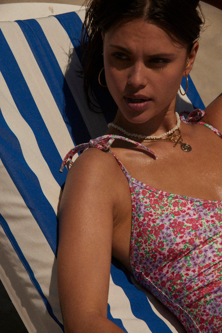 Swimsuit Tilleul printed floral