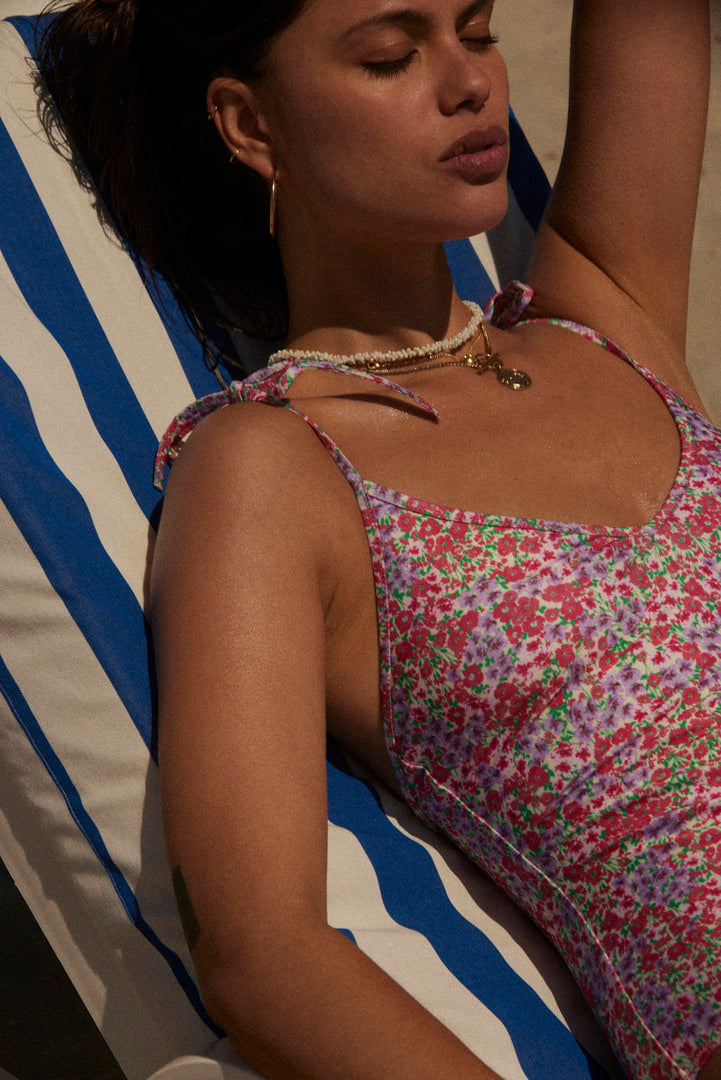 Swimsuit Tilleul printed floral