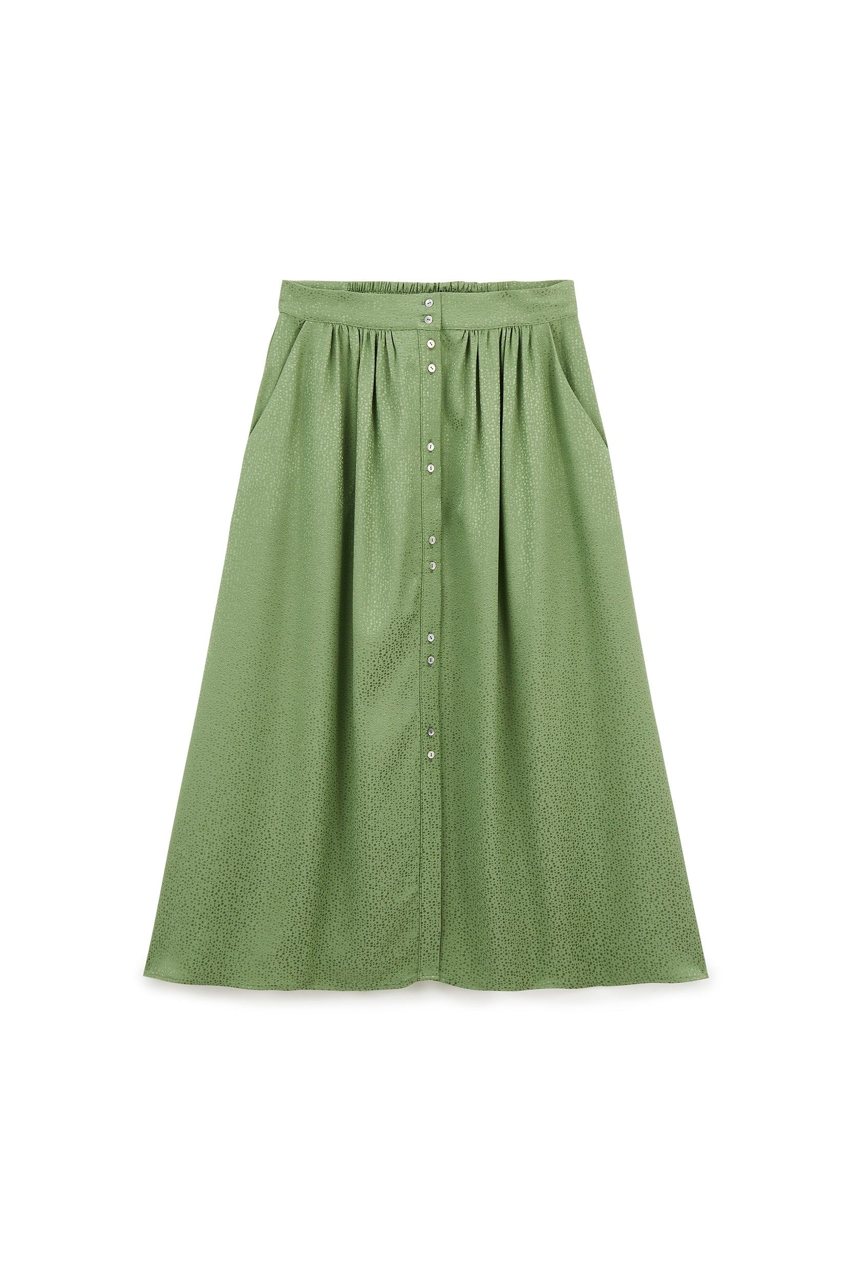 Sally sage green skirt