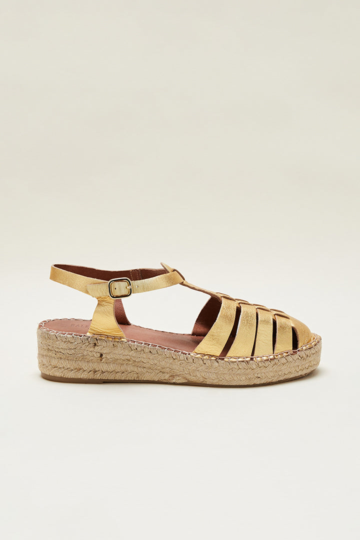Sandals Coquelicot gold