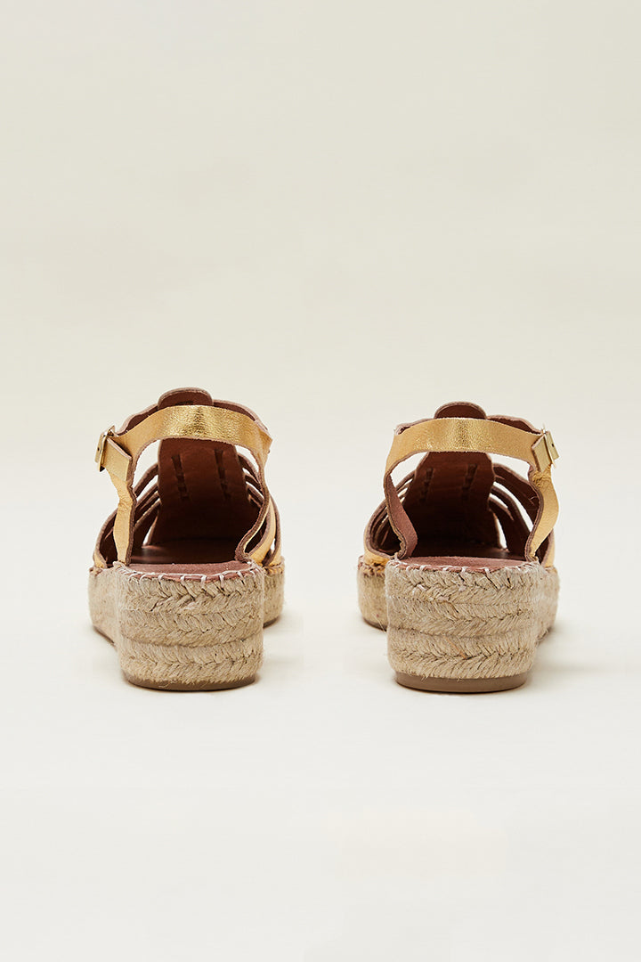 Sandals Coquelicot gold