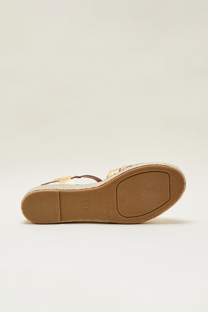 Sandals Coquelicot gold
