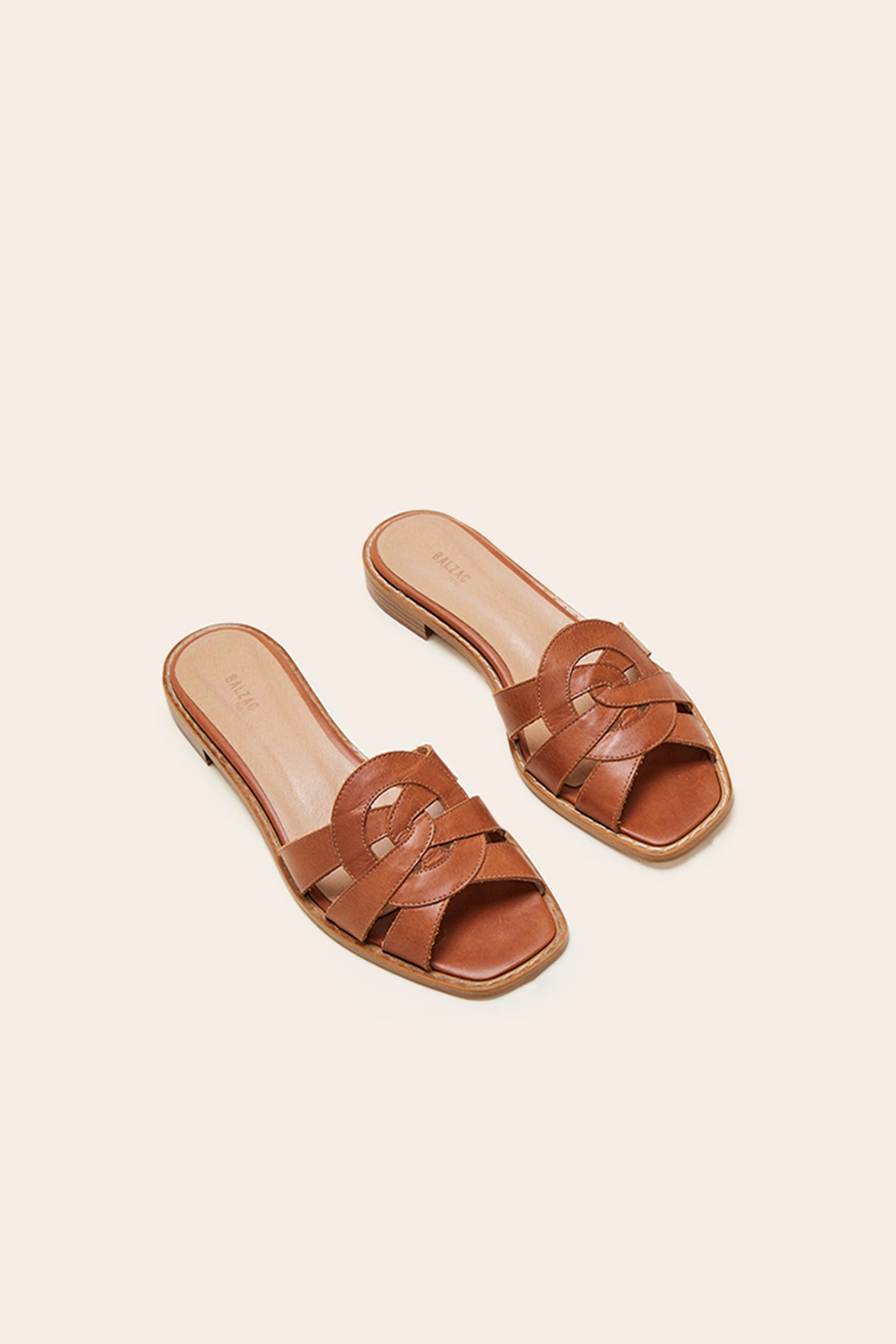 Melisse cognac sandals